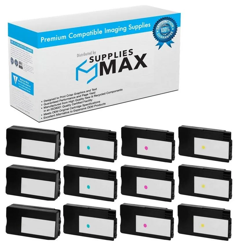 SuppliesMax SuppliesMax HP 711 DesignJet Inkjet Combo Pack 3-BK 3-C/M/Y 80ml 38ml CZ133A_3PK — product photo