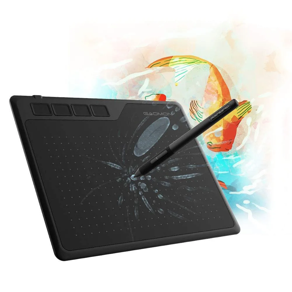  GAOMON S620 6.5 x 4 Inch Graphics Tablet with 8192 Passive Pen — product photo