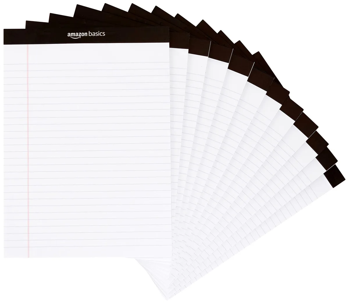  Business Source Wide Ruled Perforated Easel Pad 8.5" x 11.75" 12-Pack 50 Sheets — product photo