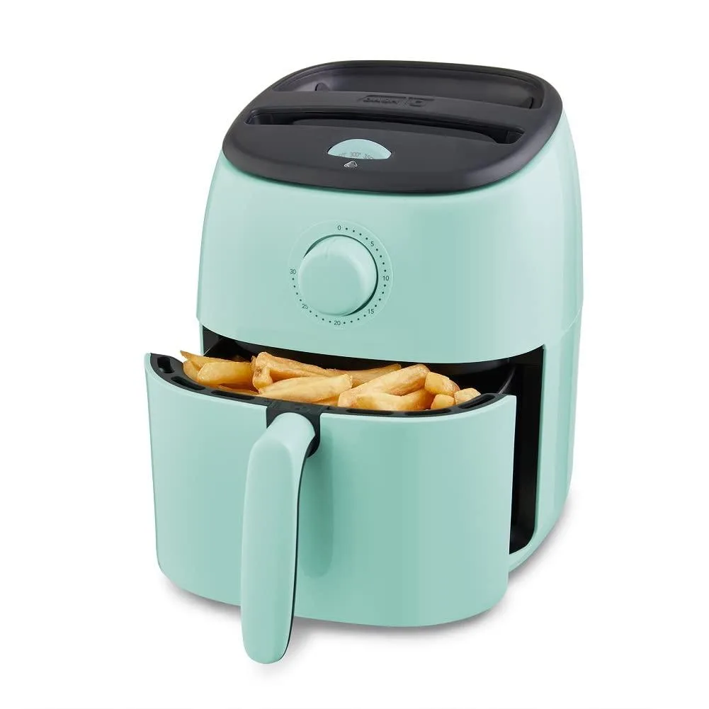  NutriChef Tasti-Crisp™ DASH Air Fryer 2.6 Quarts Aqua — product photo