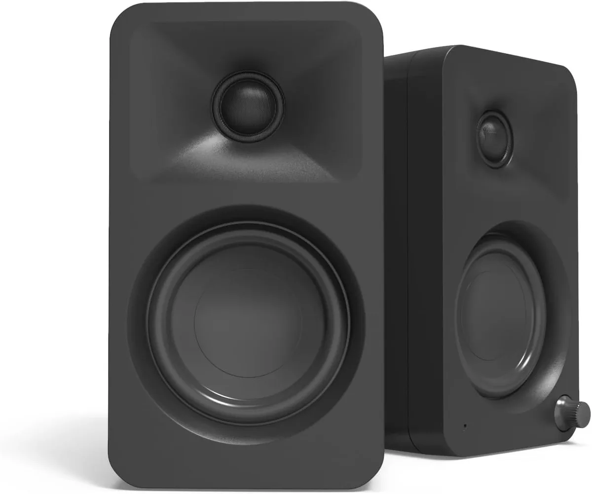 Kanto Kanto ORA 100W Powered Bluetooth Desktop Speakers Black Pair — product photo