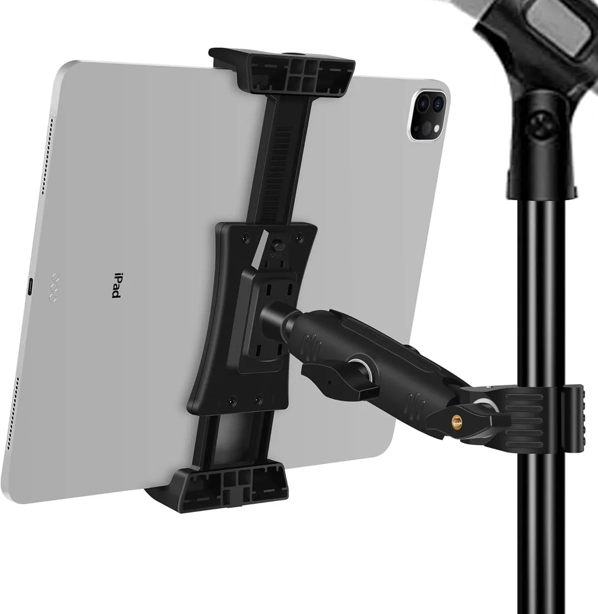 MCHOSE MCHOSE Mic Stand Tablet Phone Mount Adjustable 360° Clamp 4 to 13.5inch — product photo