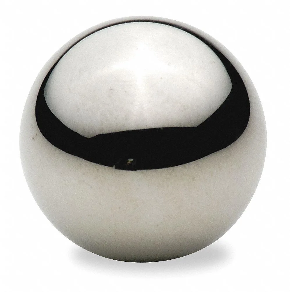 Stainless steel piston check ball, replacement part 90948