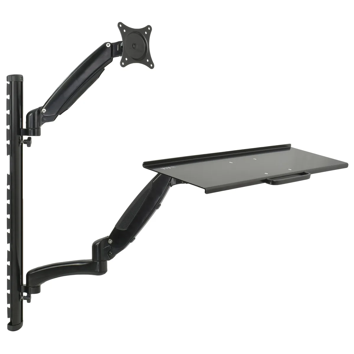 VIVO VIVO Sit-Stand Wall Mount Workstation 13-27in 17.5lb VESA 75x75 100x100 — product photo