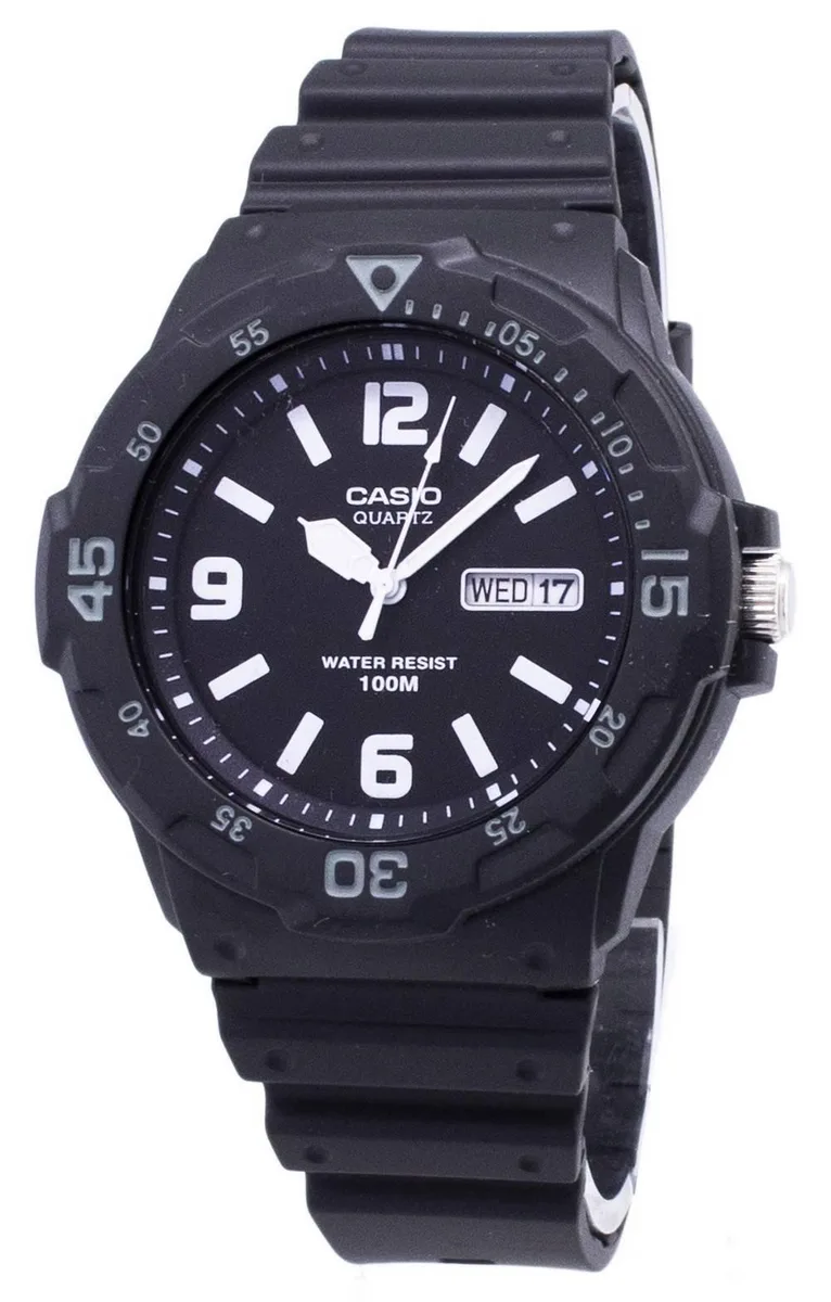 CASIO CASIO MRW-200H-1B2VDF Quartz Analog 100M Black Resin Watch — product photo
