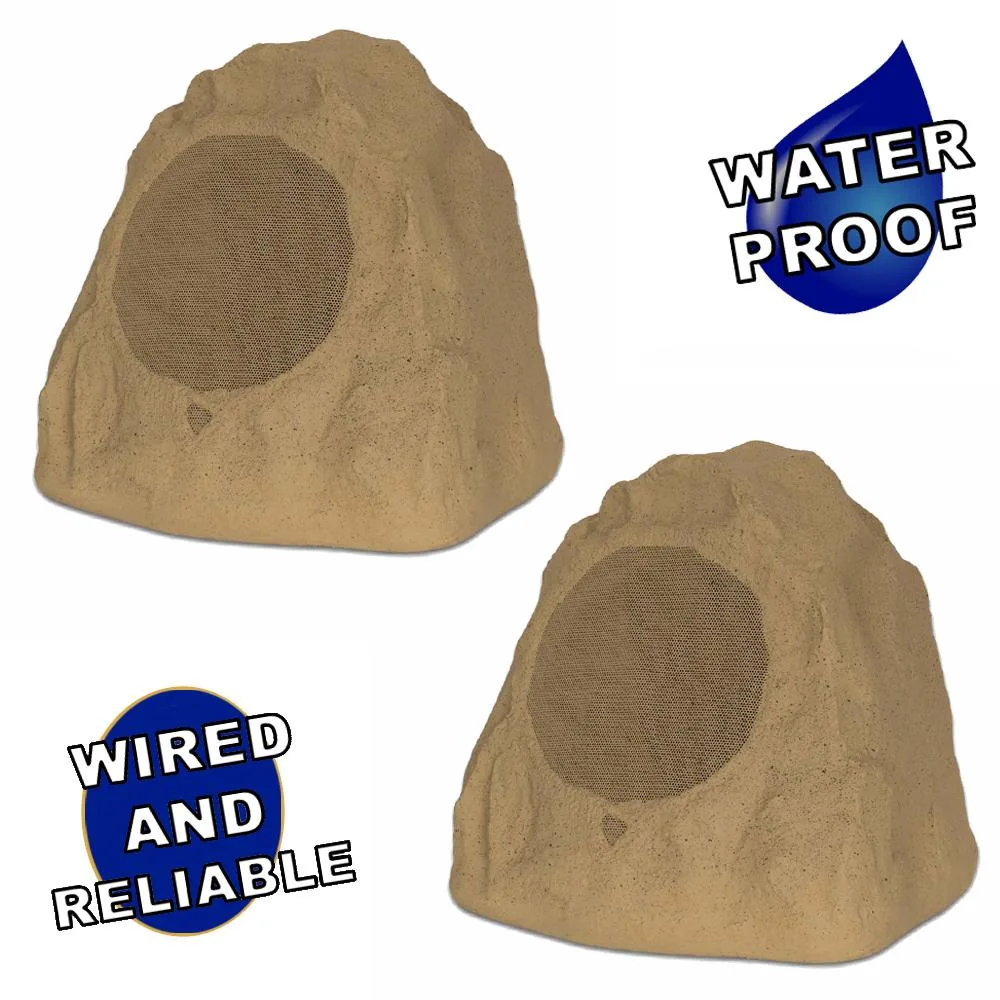 Theater Solutions Theater Solutions 2R8S Sandstone 8" Rock 2 Speaker Set — product photo
