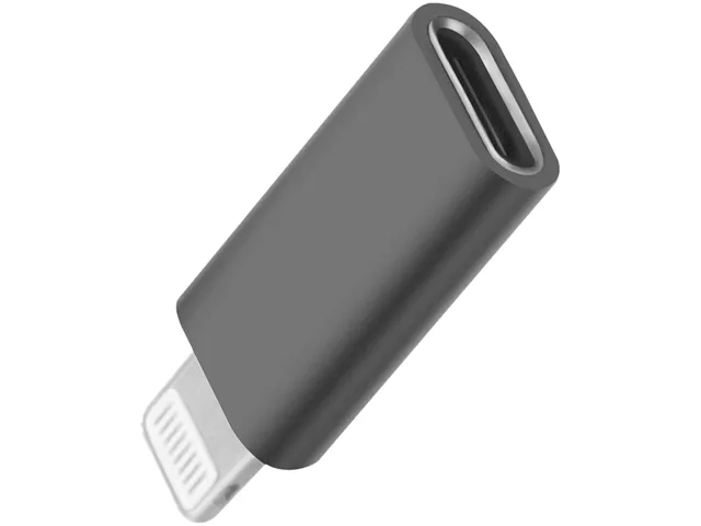 4XEM 4XEM 4XUSBCLIGHTNINGA USB 3.1 Type-C Female to 8-pin Lightning Male Adapter computer power cord — product photo