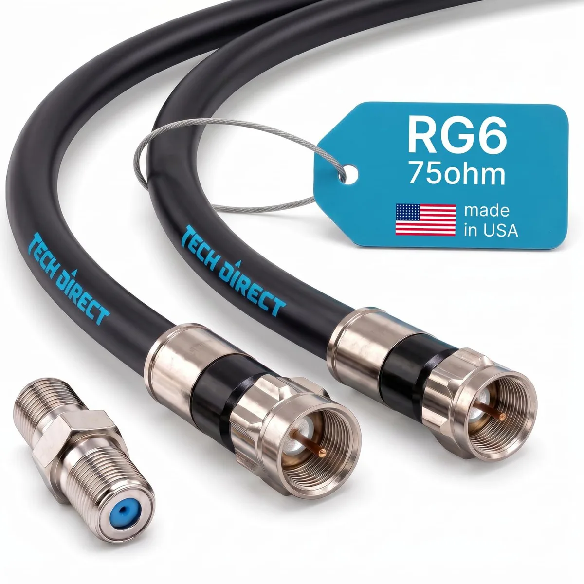  DIRECTV TD-IN Coaxial RF Cable 20 inches Female-to-Female 3000 MHz — product photo
