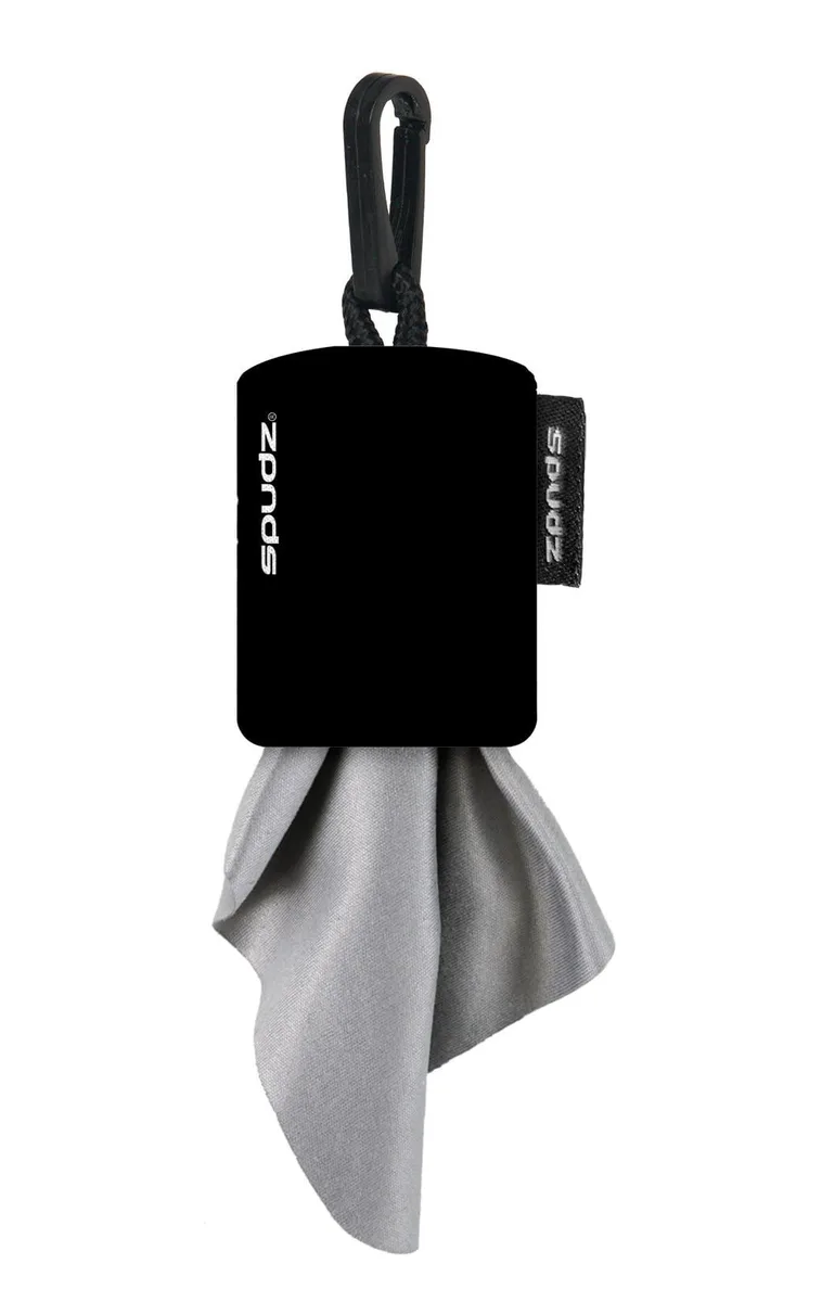  SPUDZ Ultra Microfiber Lens Cleaning Kit 6 x 6 Inch Ultra Black — product photo