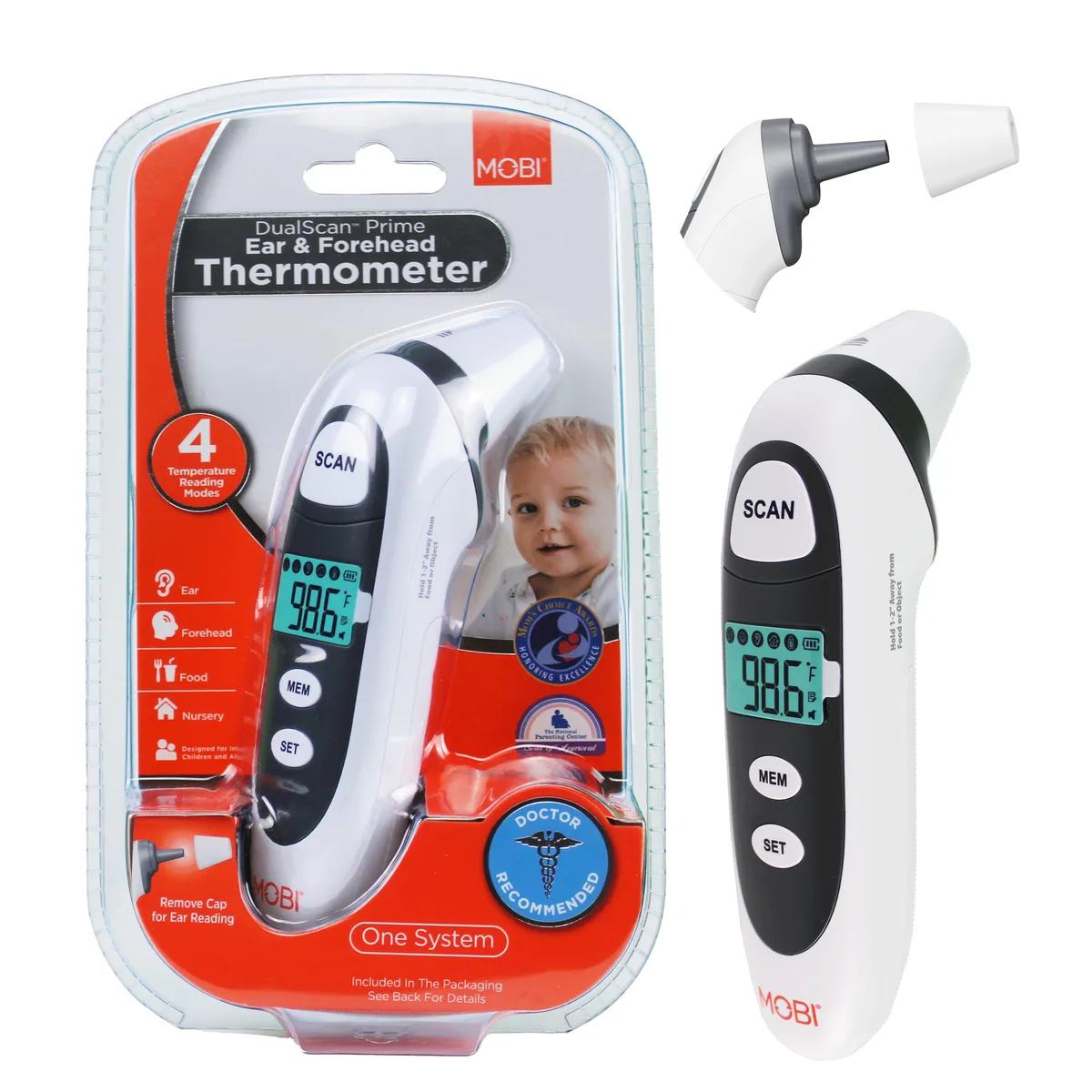 Mobi Mobi DualScan Prime Thermometer 70121 — product photo