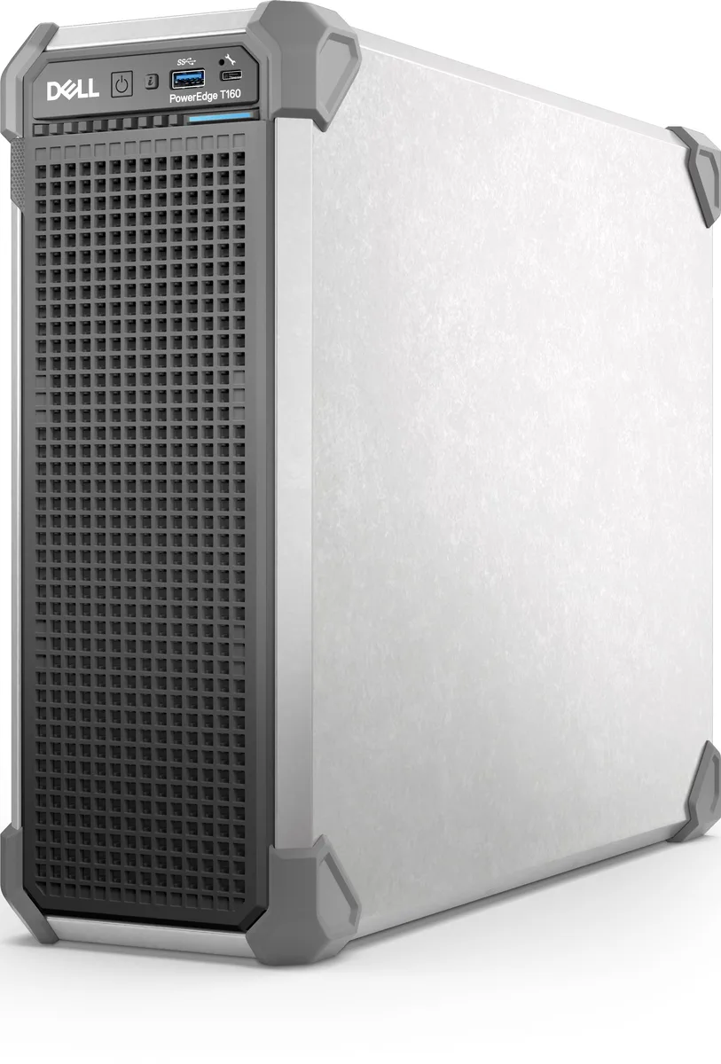 Dell PowerEdge T160 tower server chassis front view