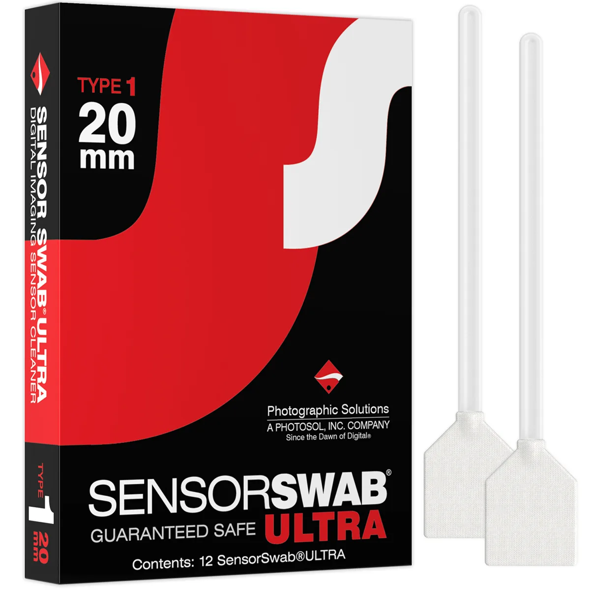 Photographic Solutions Photographic Solutions Type 1 20mm Sensor Swab Ultra APS-H 12-Pack — product photo