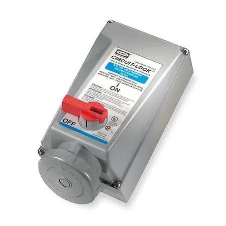Hubbell Incorporated Hubbell Wiring Device-Kellems HBL560MI9W Watertight Mechanical Interlock 60A 120/208VAC 15HP — product photo