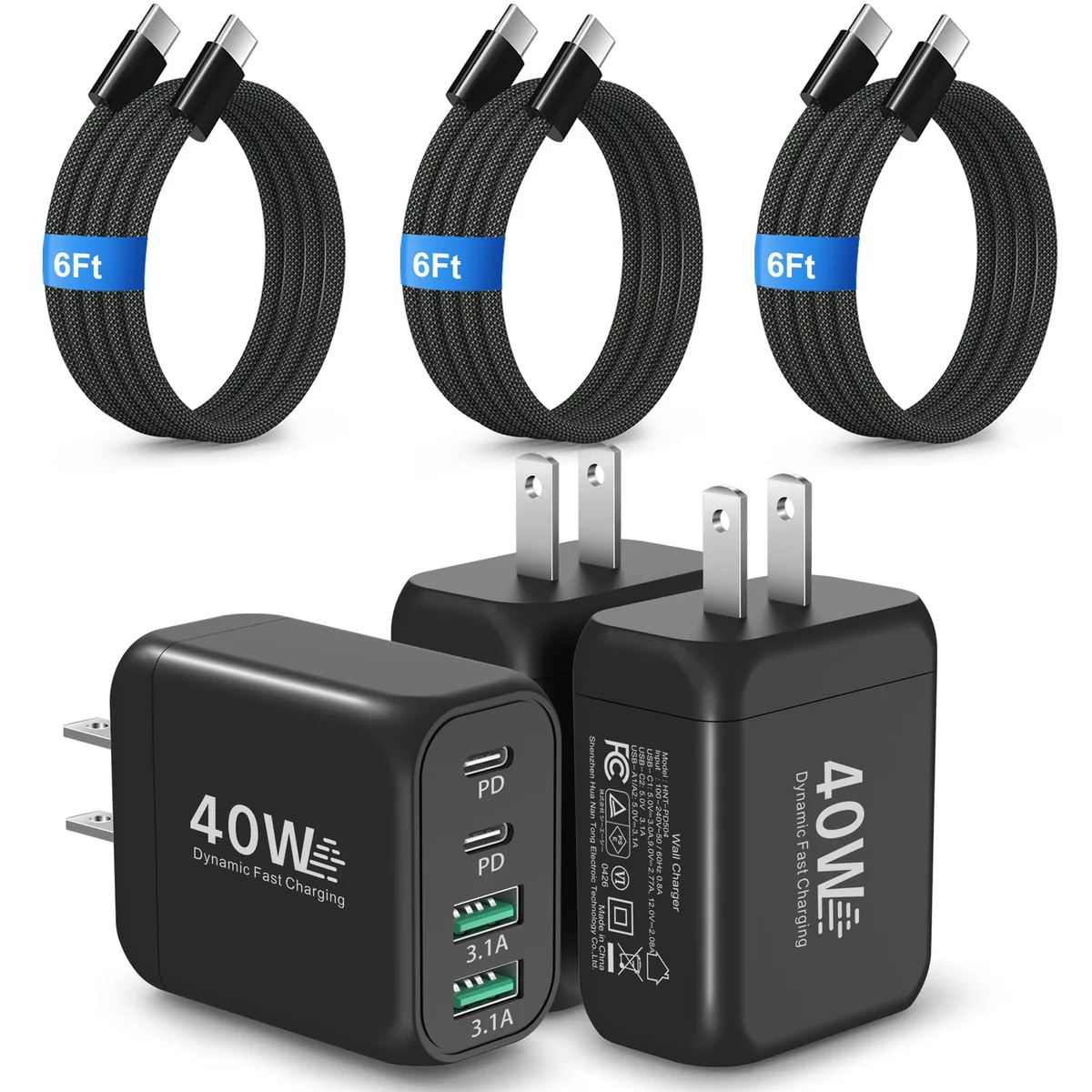  Costyle HNT-PD504 40W 4-port USB charger — product photo