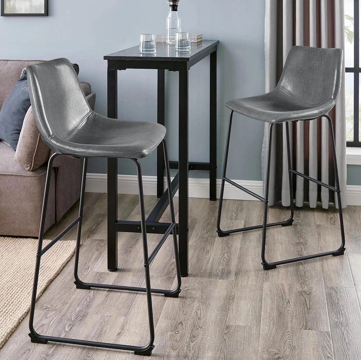 Vitesse Vitesse 30 inch Bar Stool Set of 2 Grey — product photo