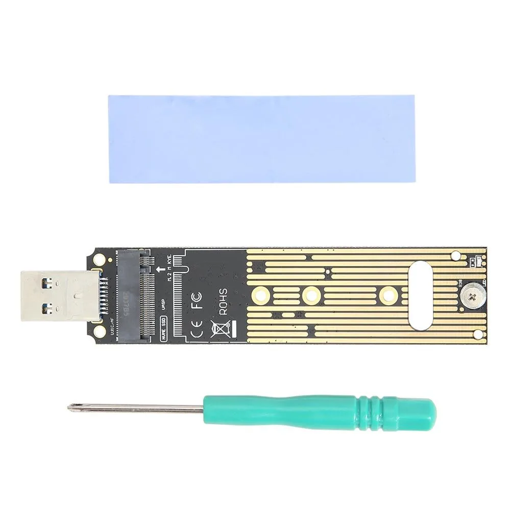 YINGHUA YINGHUA NVMe to USB Adapter RTL9210 Chip M.2 PCIe M Key HDD Case — product photo