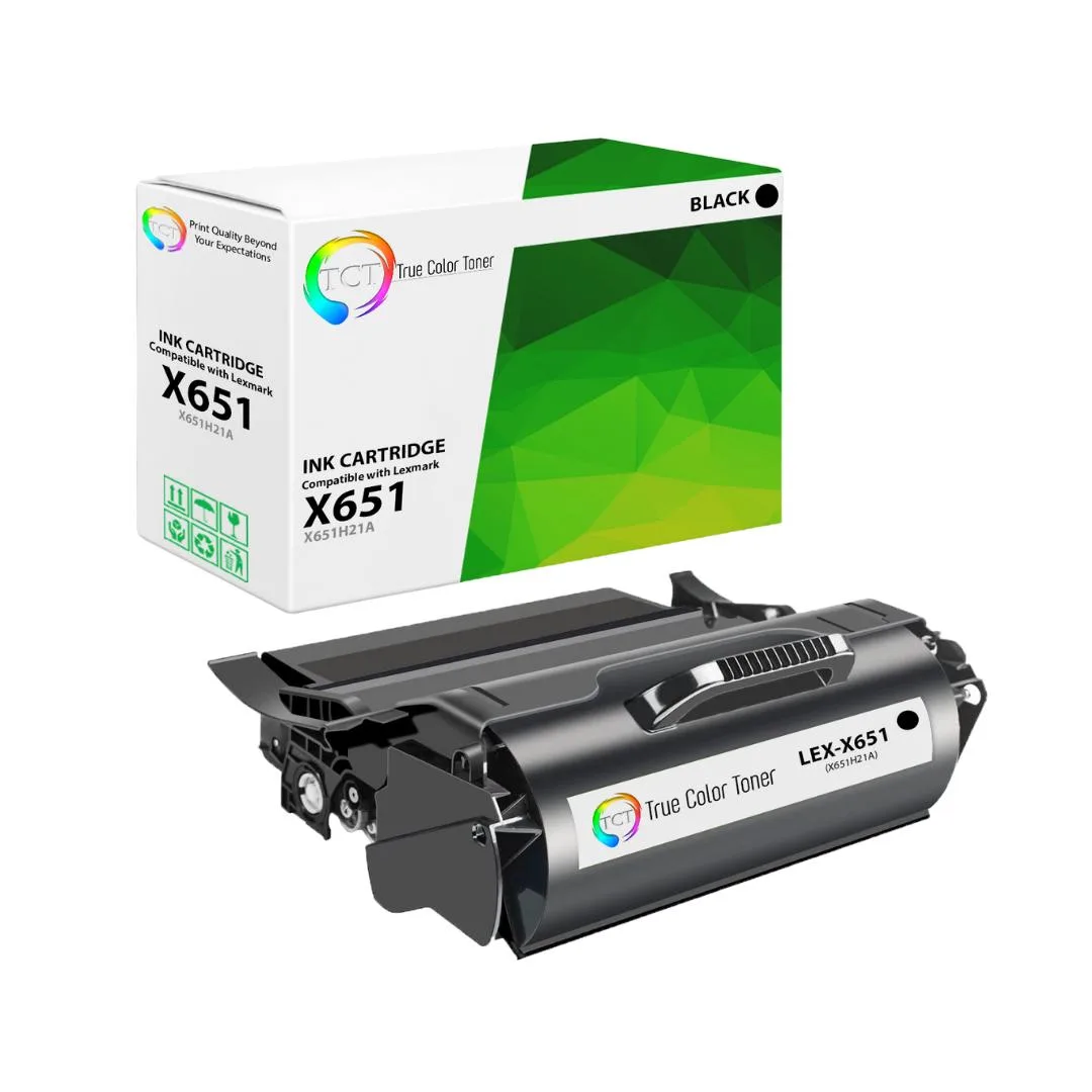 TCT TCT X651H21A Black High Yield Toner Cartridge 25000 Pages — product photo