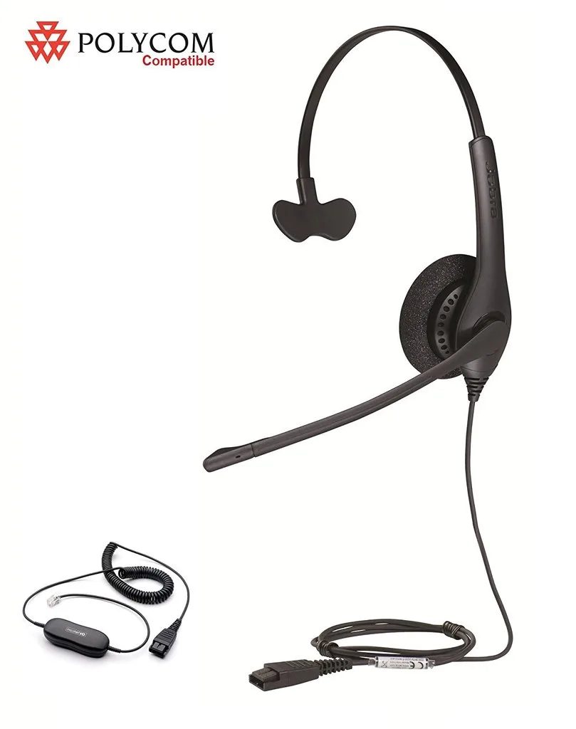 Jabra Enterprise Products Jabra Enterprise Products Biz 1500 Mono Headset Bundle with Polycom Cord 1513-0157 — product photo