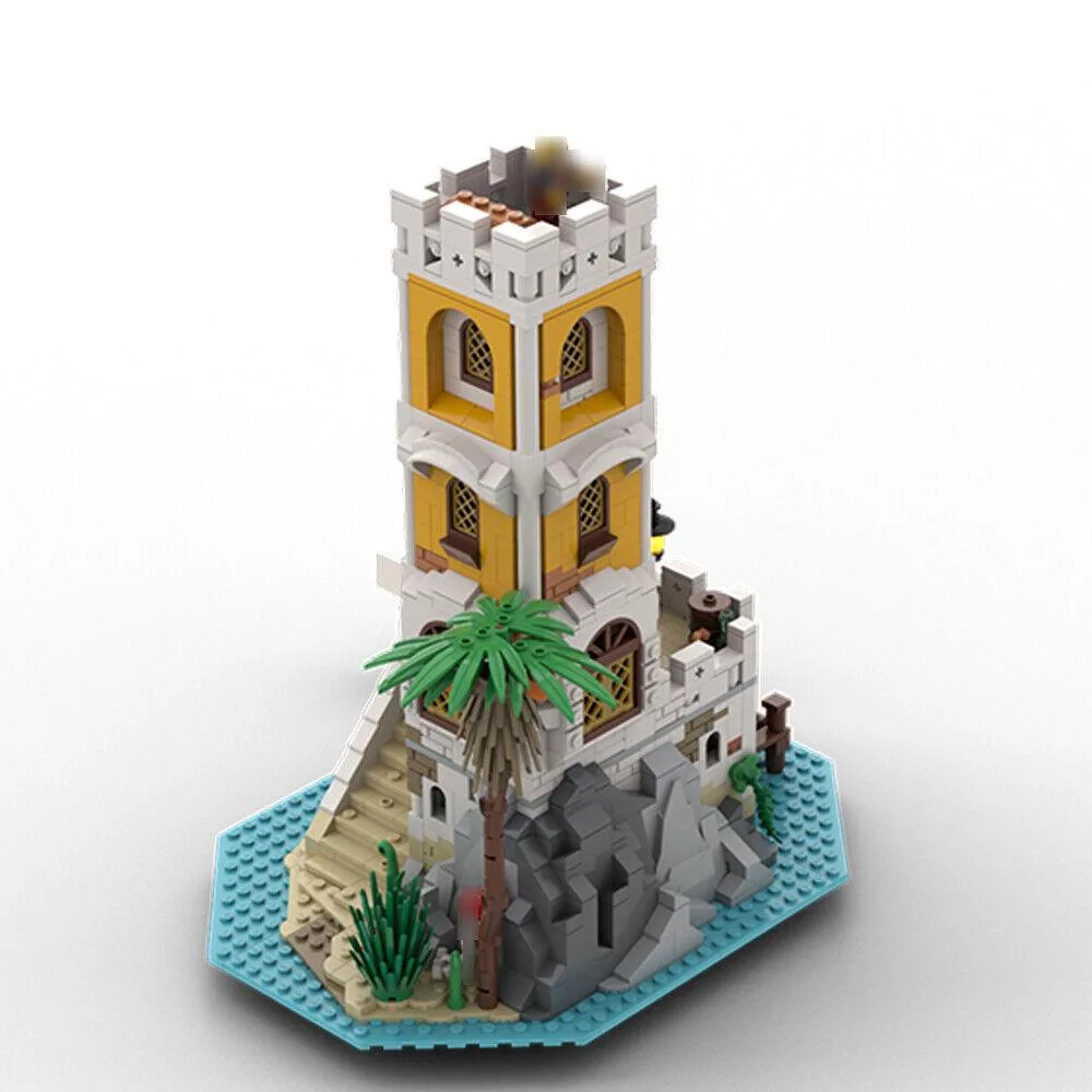 ZITIANYOUBUILD ZITIANYOUBUILD MOC-124819 Island Minifig Scale Building Set 1174 Parts — product photo