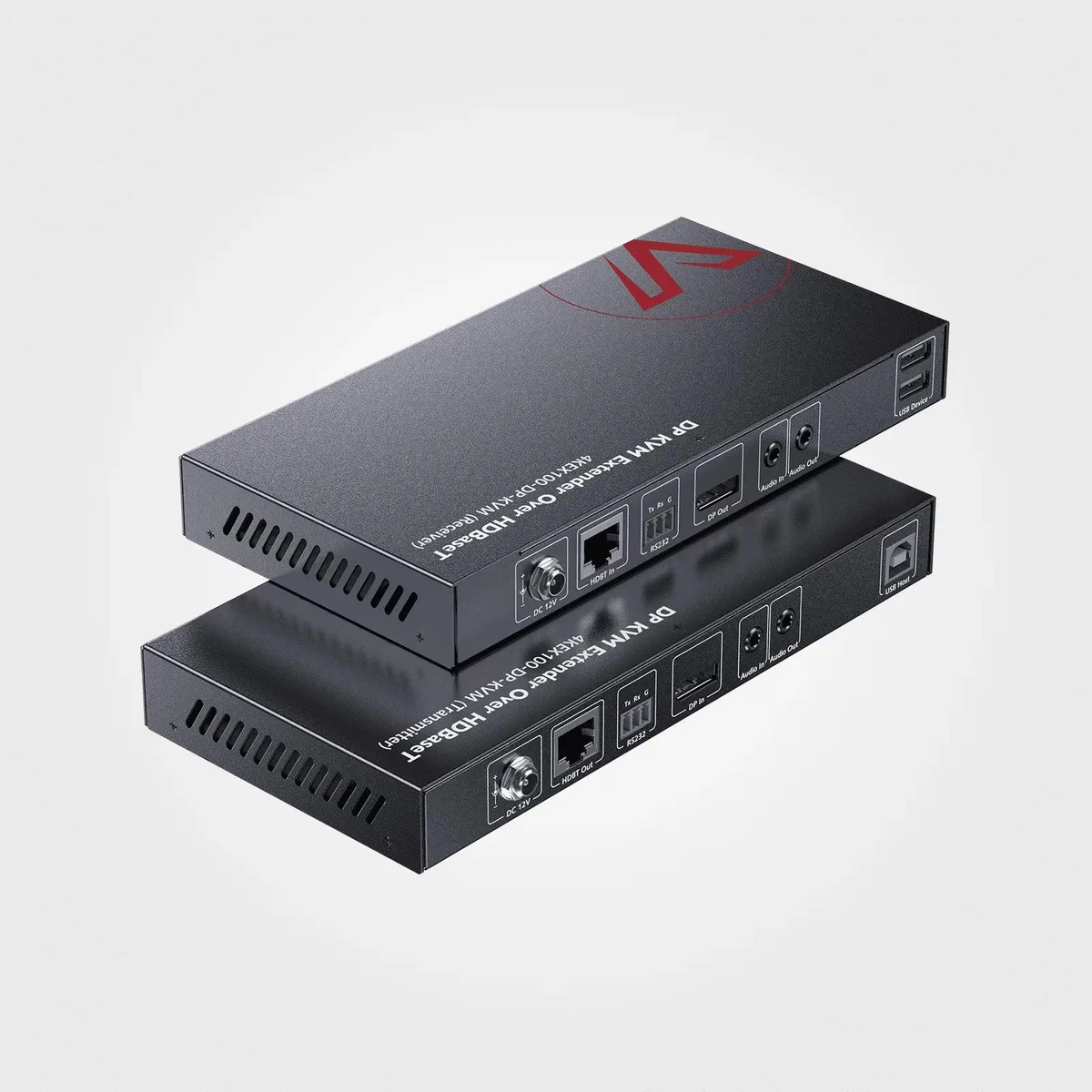 v AV Access AV Access 4KEX100-DP-KVM extender 4K@30Hz 100m 2×USB 2.0 — product photo