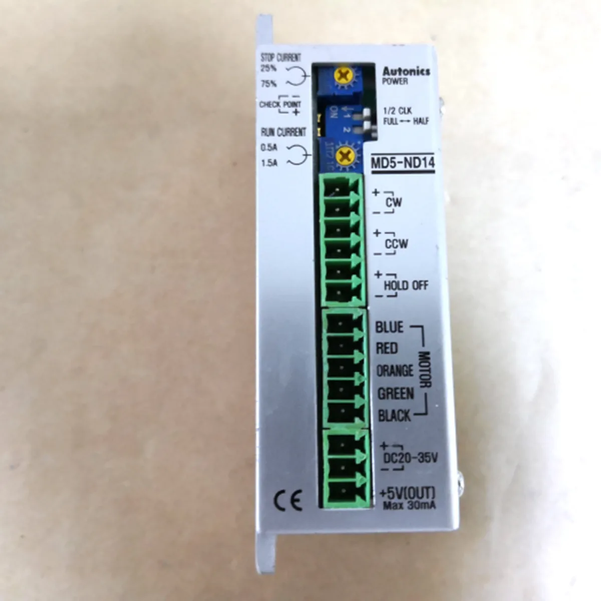 Autonics Corp Autonics Corp MD5-ND14 5-Phase Stepper Motor Driver 20-35VDC 1.5A/Phase — product photo