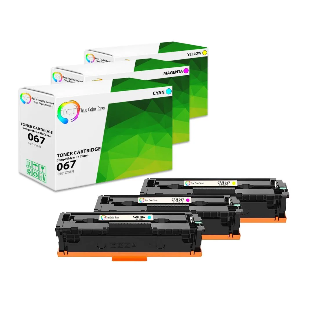 True Color Toner True Color Toner 067 Cyan Magenta Yellow 3 Pack 1250 Pages — product photo