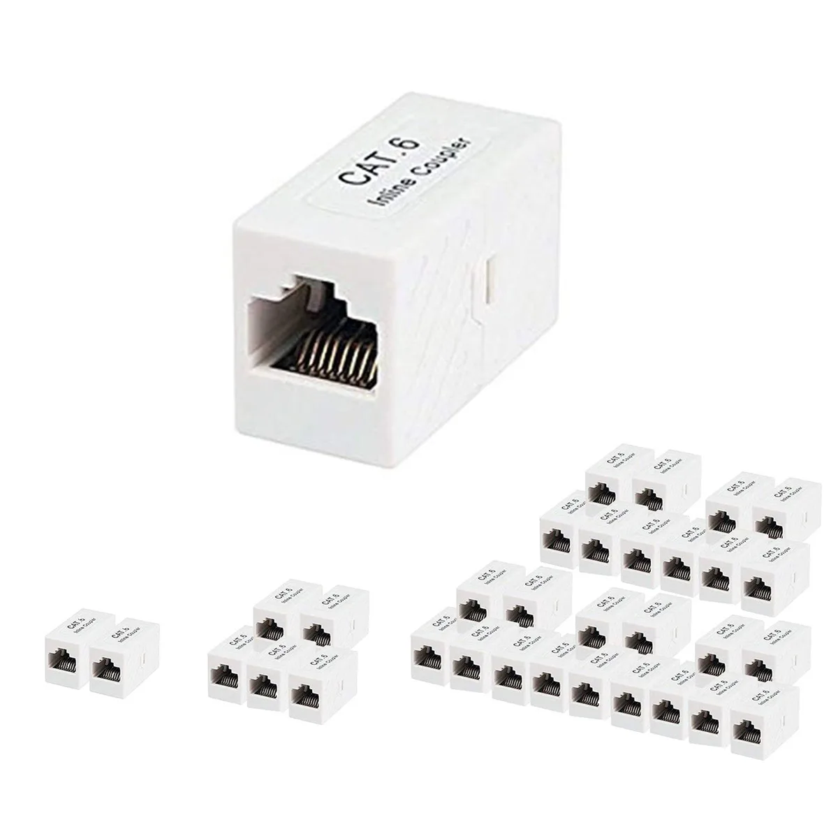 iMBAPrice iMBAPrice RJ45 Coupler Cat6 Female to Female Pack of 15 — product photo