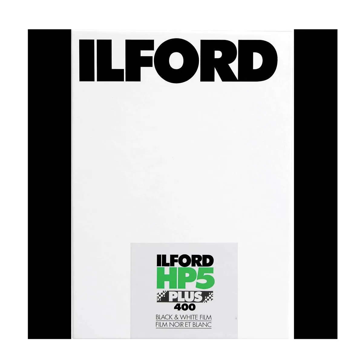 Ilford Ilford 1629181 HP5 Plus 400 B&amp;W film 4x5 100 sheets camera accessory — product photo