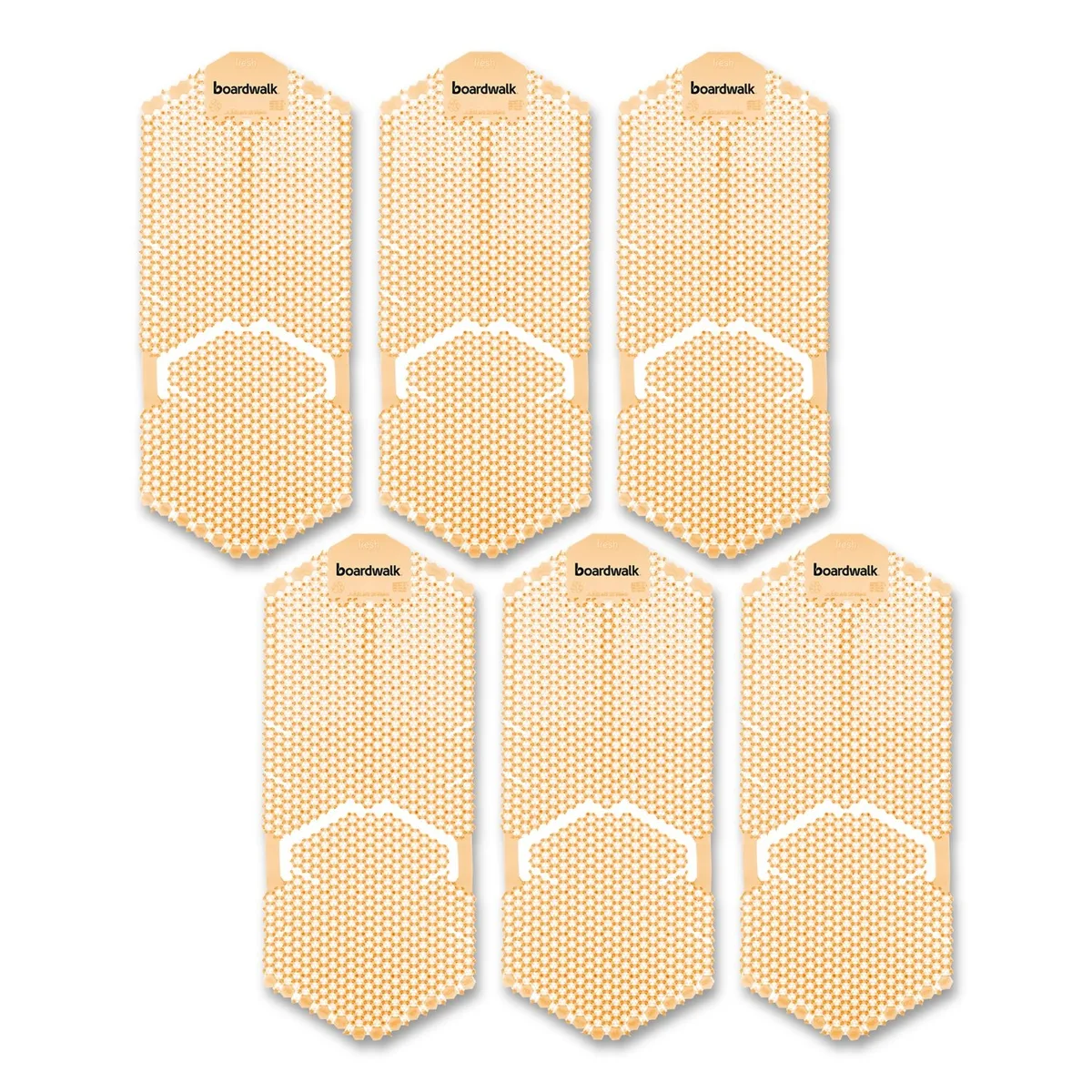 Boardwalk Boardwalk Vertical Urinal Screen Summer Sunshine Yellow 5.22 oz 6/Carton — product photo