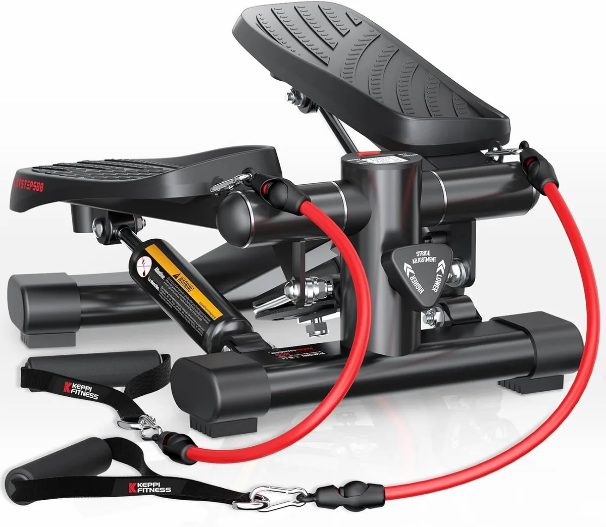 TAURKENAM TAURKENAM Mini Stair Stepper with Resistance Bands FITSTEP Series home gym — product photo