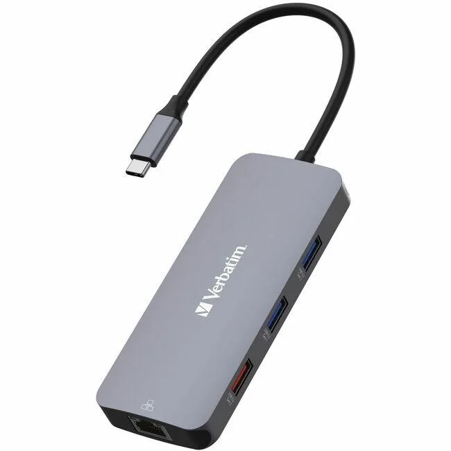 VERBATIM VERBATIM USB-C Pro Multiport Hub CMH 09 9 Ports 4K 3840 x 2160 — product photo