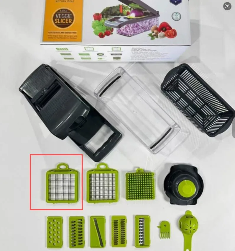 Stainless steel 15-in-1 food processor with interchangeable blades and accessories