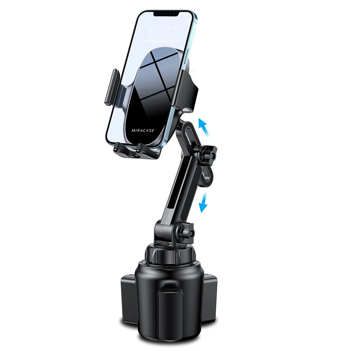  Miracase Cup Phone Holder Car-CA052 Black 11" Long Neck — product photo