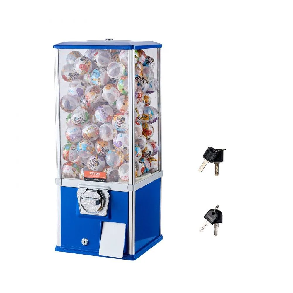 VEVOR VEVOR Gumball Machine 25" Blue 230 Capsule 24 L Coin Operated — product photo