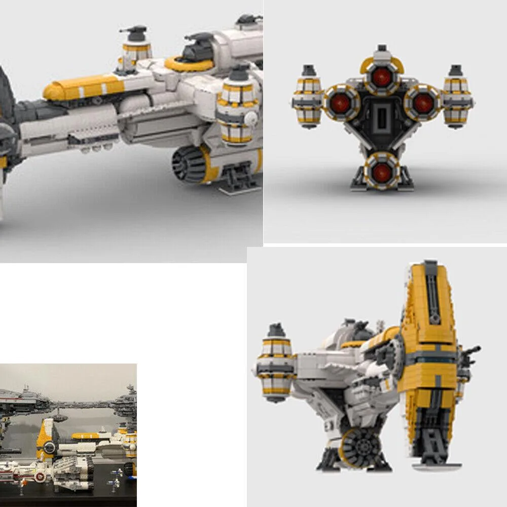 ZITIANYOUBUILD ZITIANYOUBUILD MOC-57343 Lightmaker Sphyrna-class Hammerhead Corvette 4907 Parts educational building set — product photo