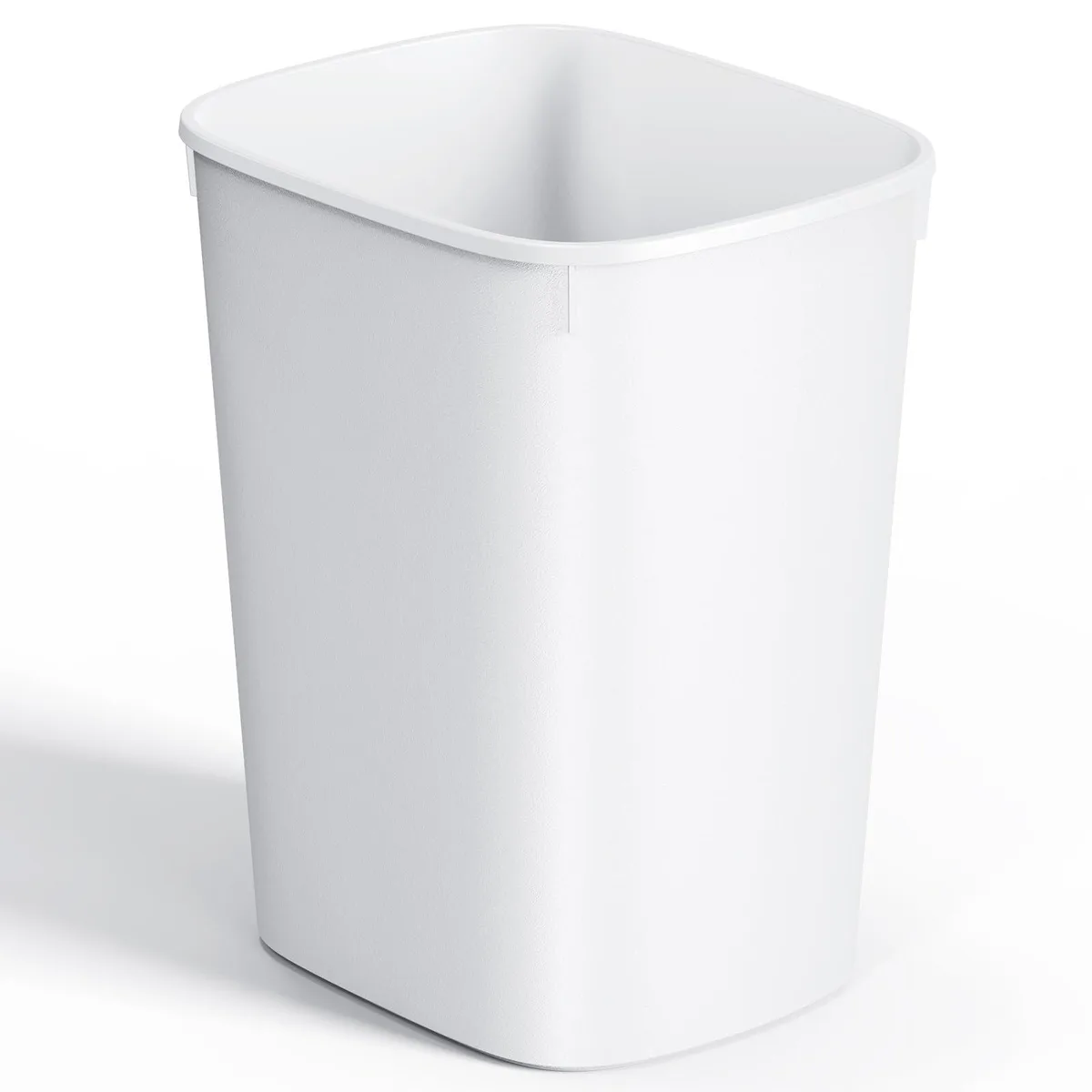  CEROELDA PNL-1W 2.6 Gallon White Plastic Trash Can 12 Pack — product photo