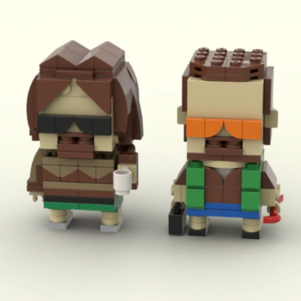 ZITIANYOUBUILD ZITIANYOUBUILD MOC-150352 Iconic Pair Building Set 350 Parts — product photo