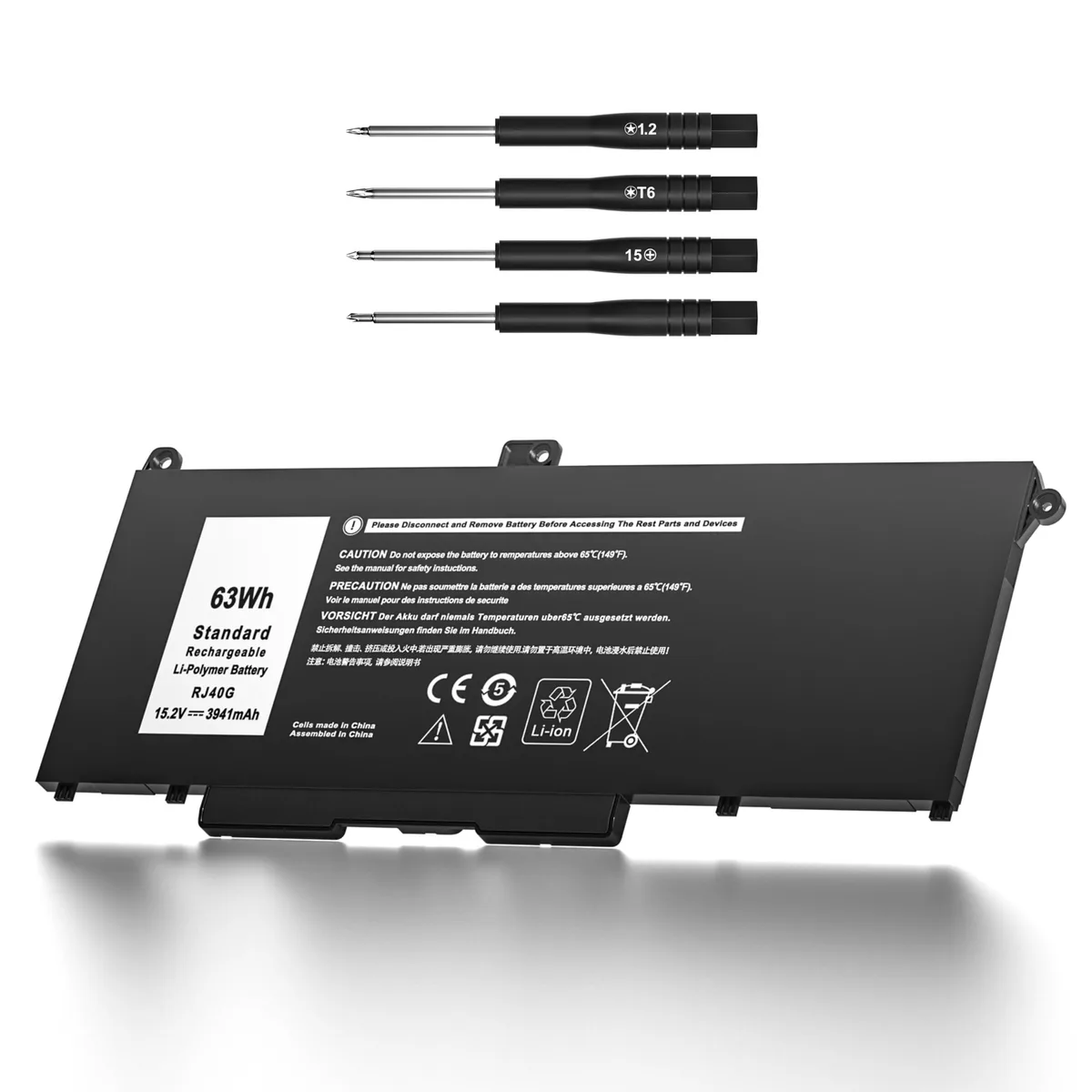Bolton Technical Bolton Technical 63Wh RJ40G 4-Cell Battery for Dell Latitude 5420 5520 Precision 3560 — product photo