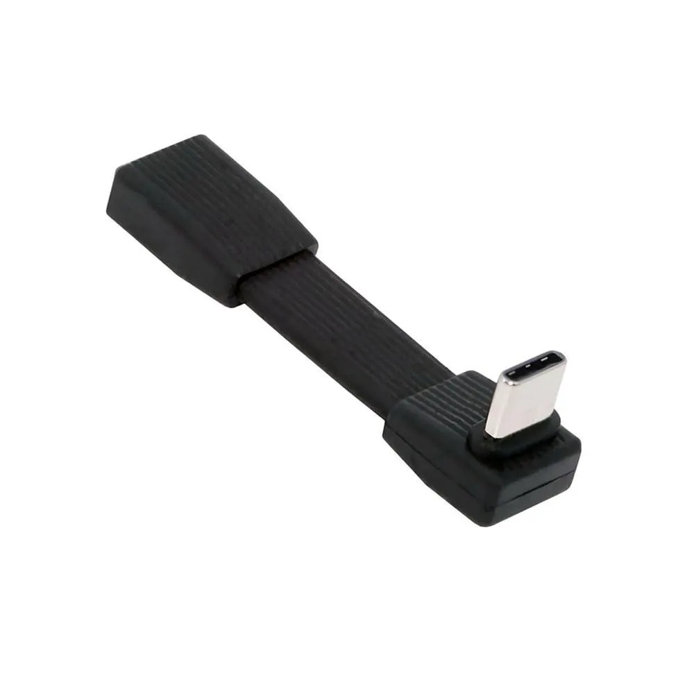 Fervit Fervit USB 5.0 80Gbps Extension Cable Male to Female Up Angled 90 Degree 51MM — product photo