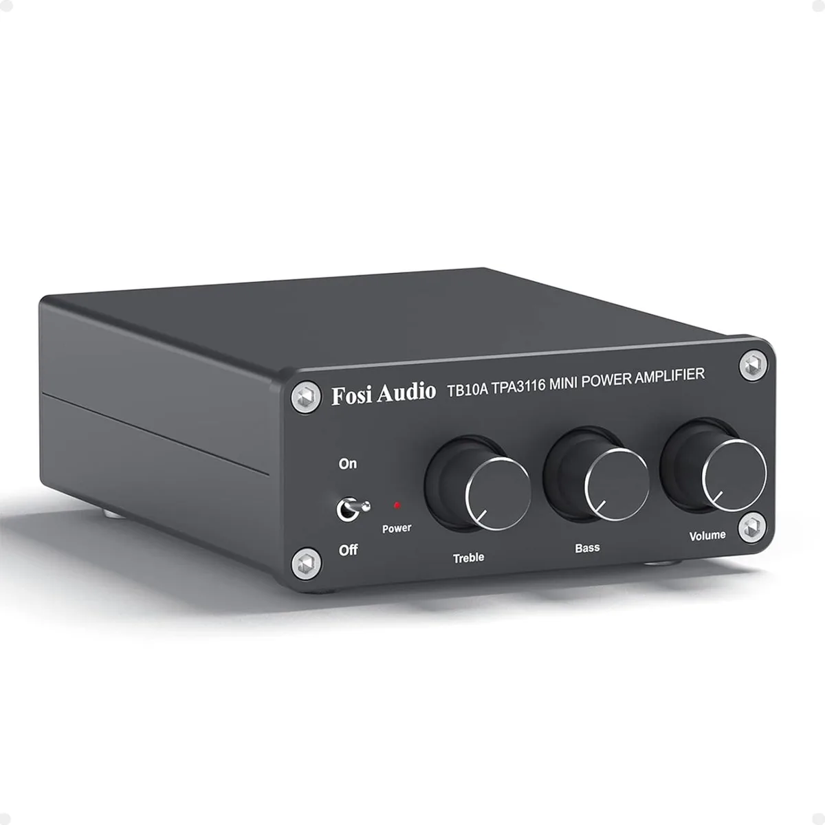 lelisten lelisten TB10A 2.0CH Class D Amplifier 100W x 2 TPA3116 with Power Supply — product photo