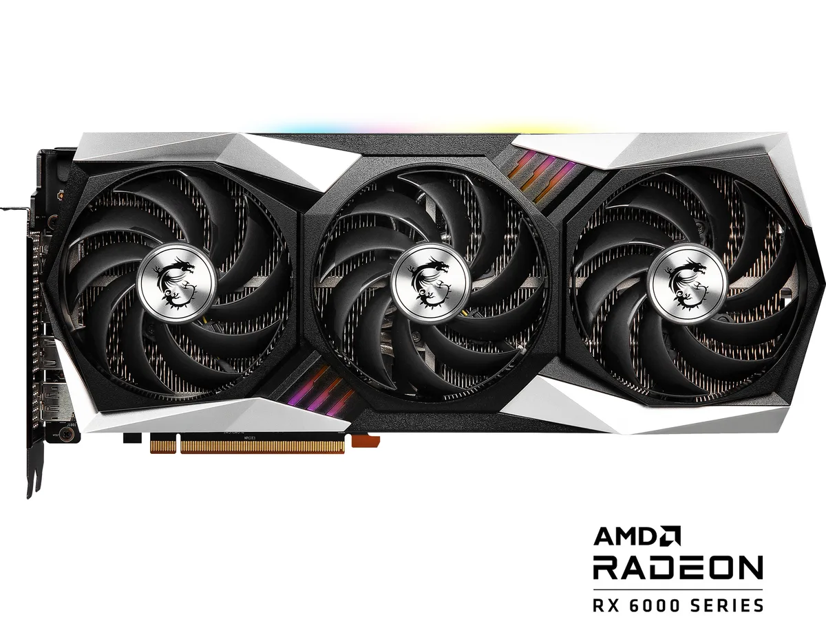 MSI MSI RX 6750 XT GAMING X TRIO 12G graphics card — product photo