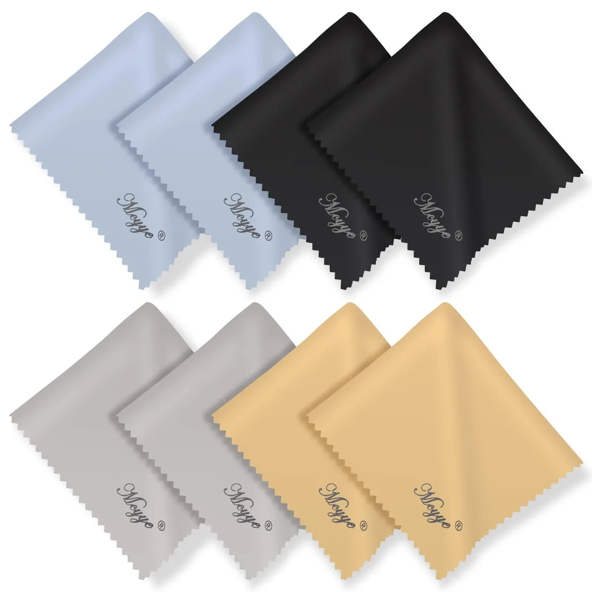 Mcyye 8 PCS Microfiber Cleaning Cloth 6 x 7 in — product photo