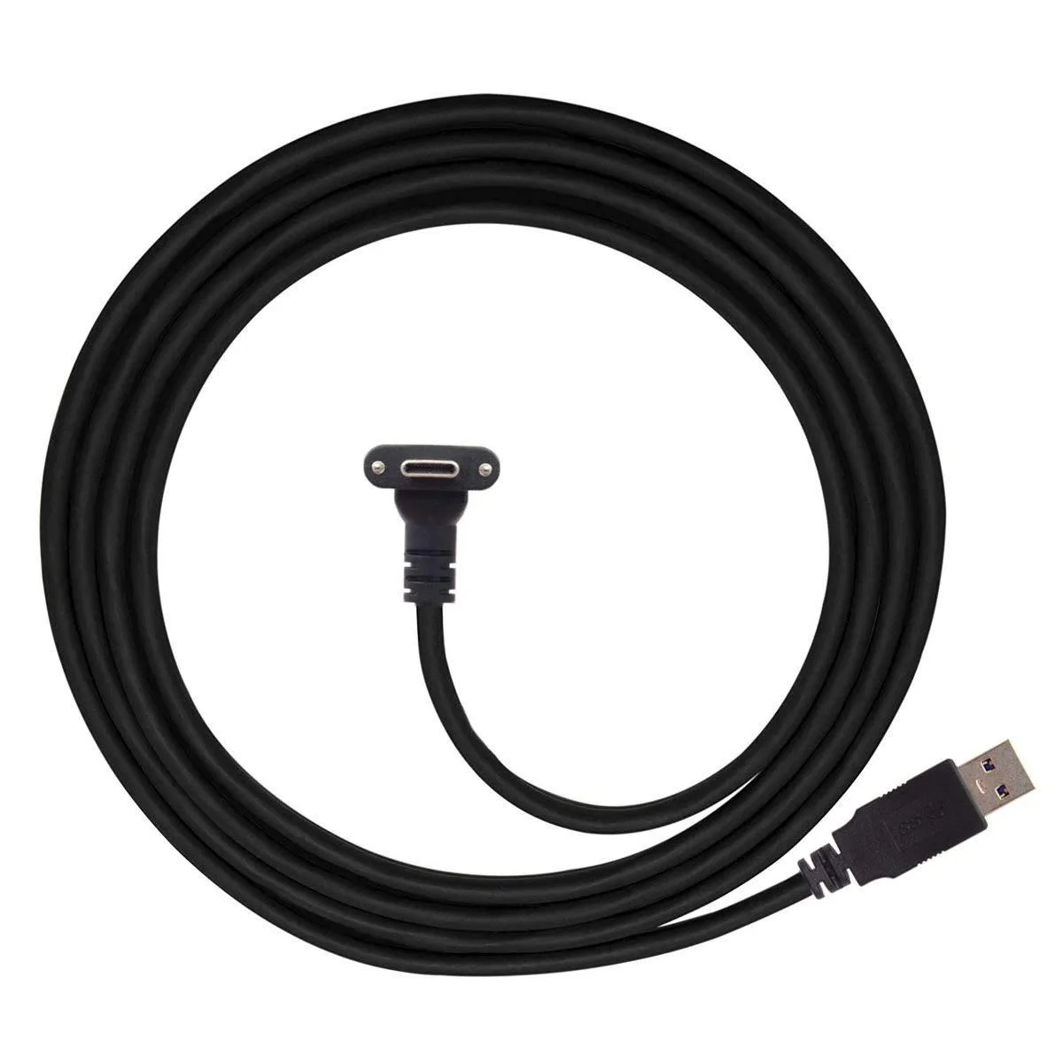 Fervit Fervit USB 3.1 Type-C dual screw locking cable 500cm — product photo