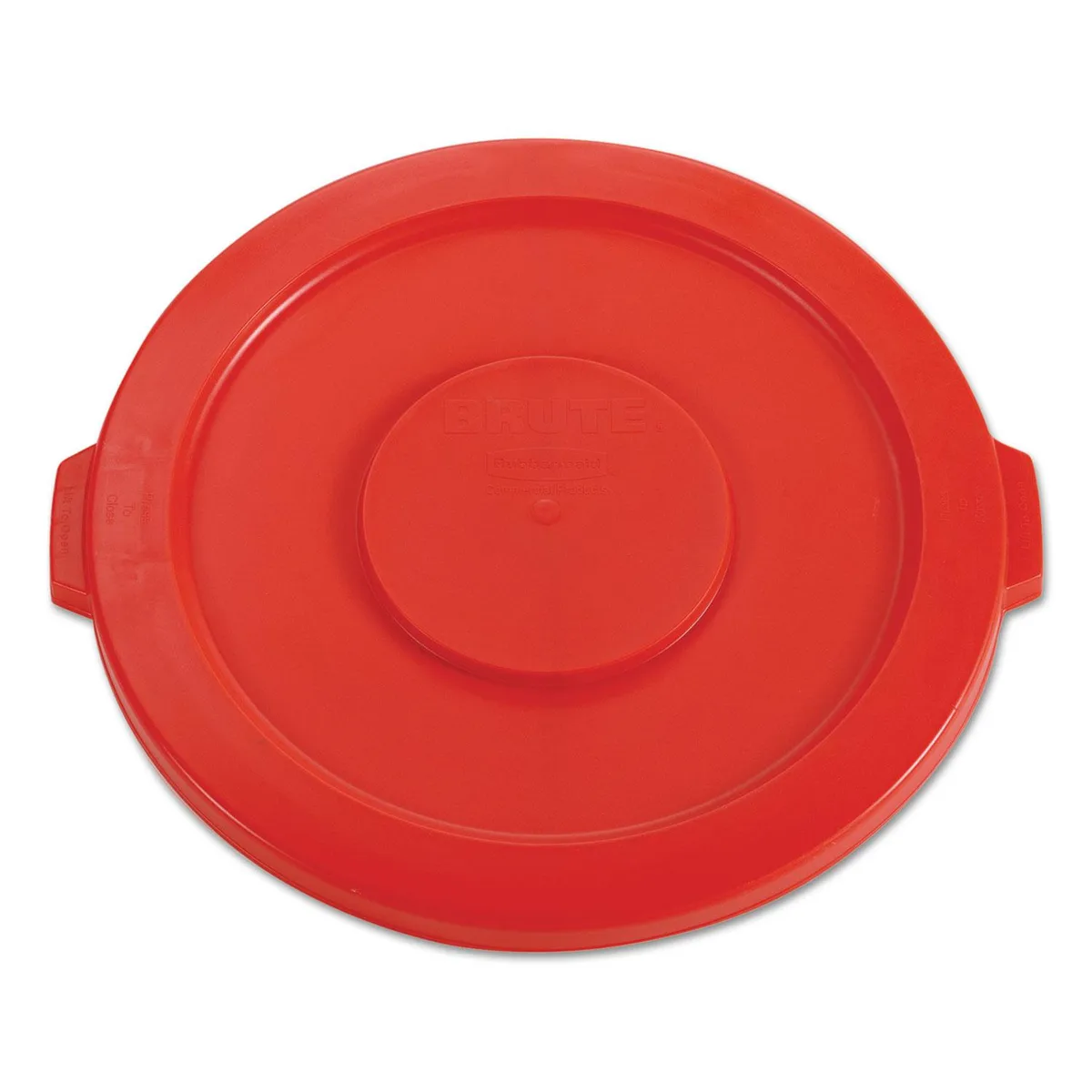 Rubbermaid Commercial Rubbermaid Commercial 2631RED 32 Gallon Brute Container Lid Red cleaning — product photo