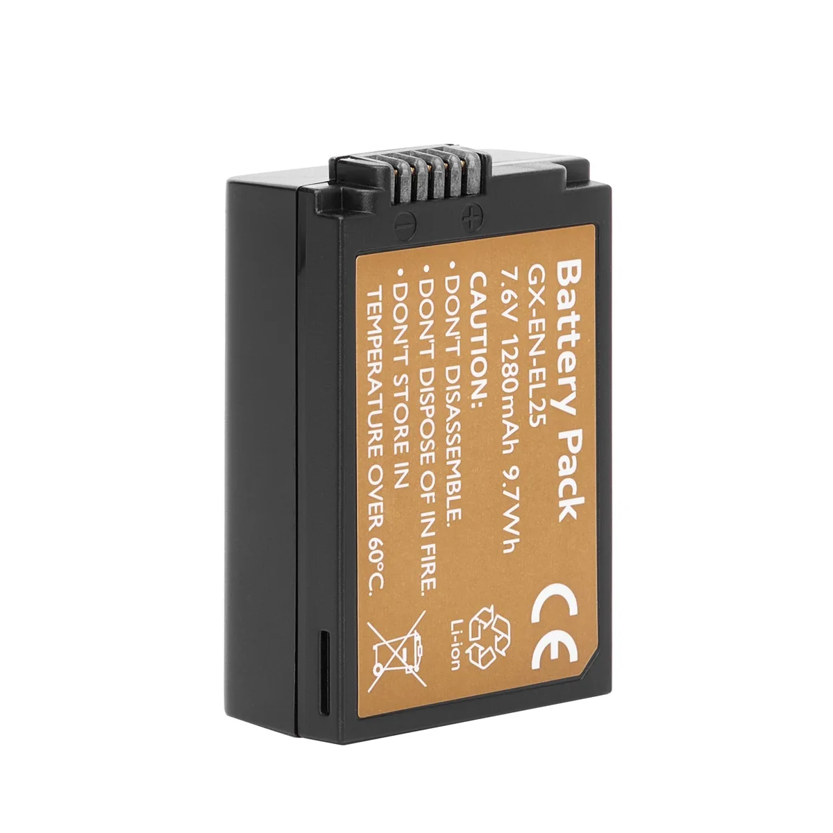 Green Extreme Battery Green Extreme Battery EN-EL25 7.6V 1280mAh camera accessory — product photo