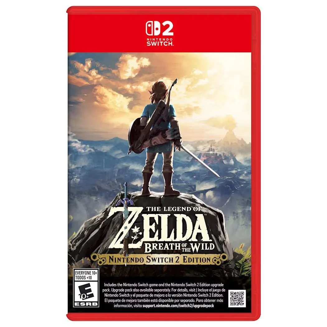 Nintendo Nintendo 121508 The Legend of Zelda: Breath of the Wild Nintendo Switch 2 video game — product photo
