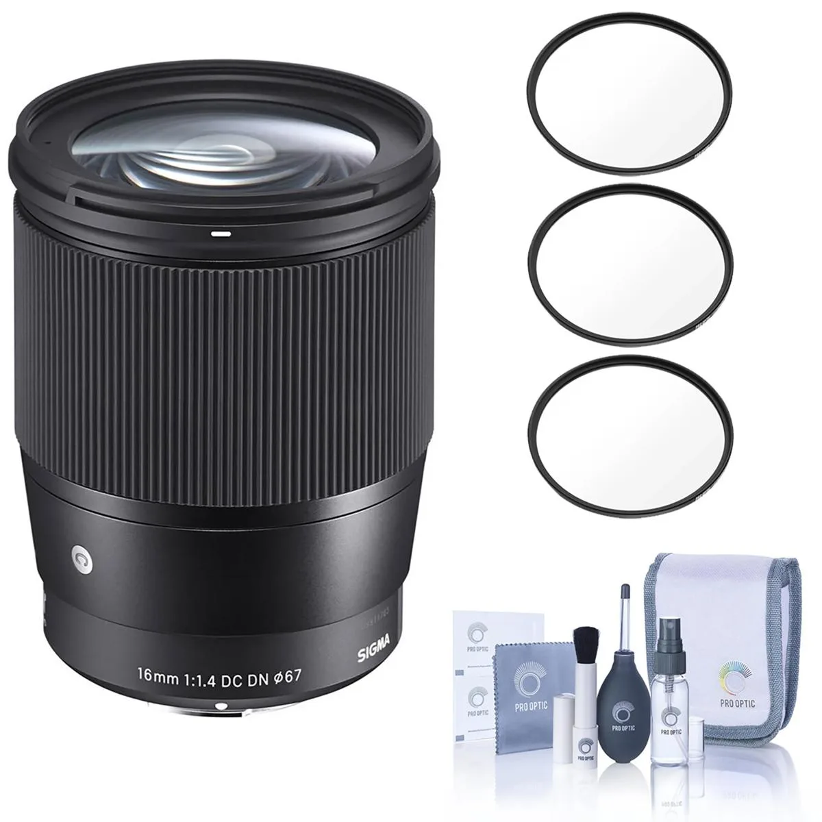 SIGMA SIGMA 16mm f/1.4 DC DN Contemporary Lens for Sony E — product photo