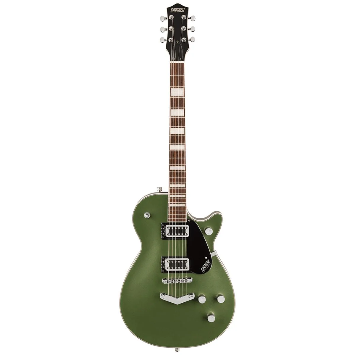 Gretsch Gretsch G5220 Electromatic Jet BT Single-Cut V-Stoptail Olive Metallic electric guitar — product photo