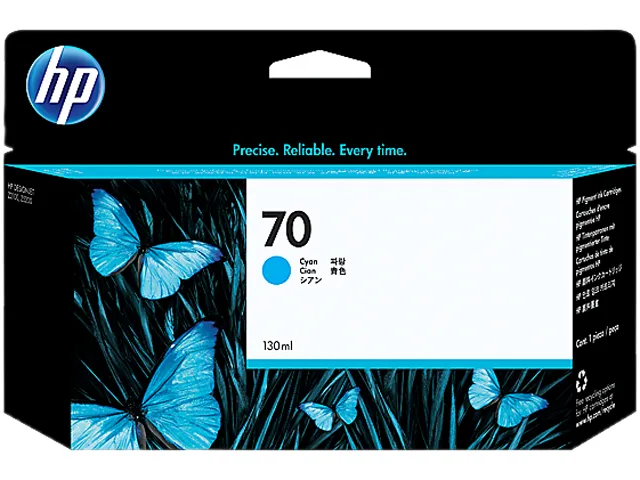 HP HP 70 C9452A Cyan 130 ml ink cartridge — product photo