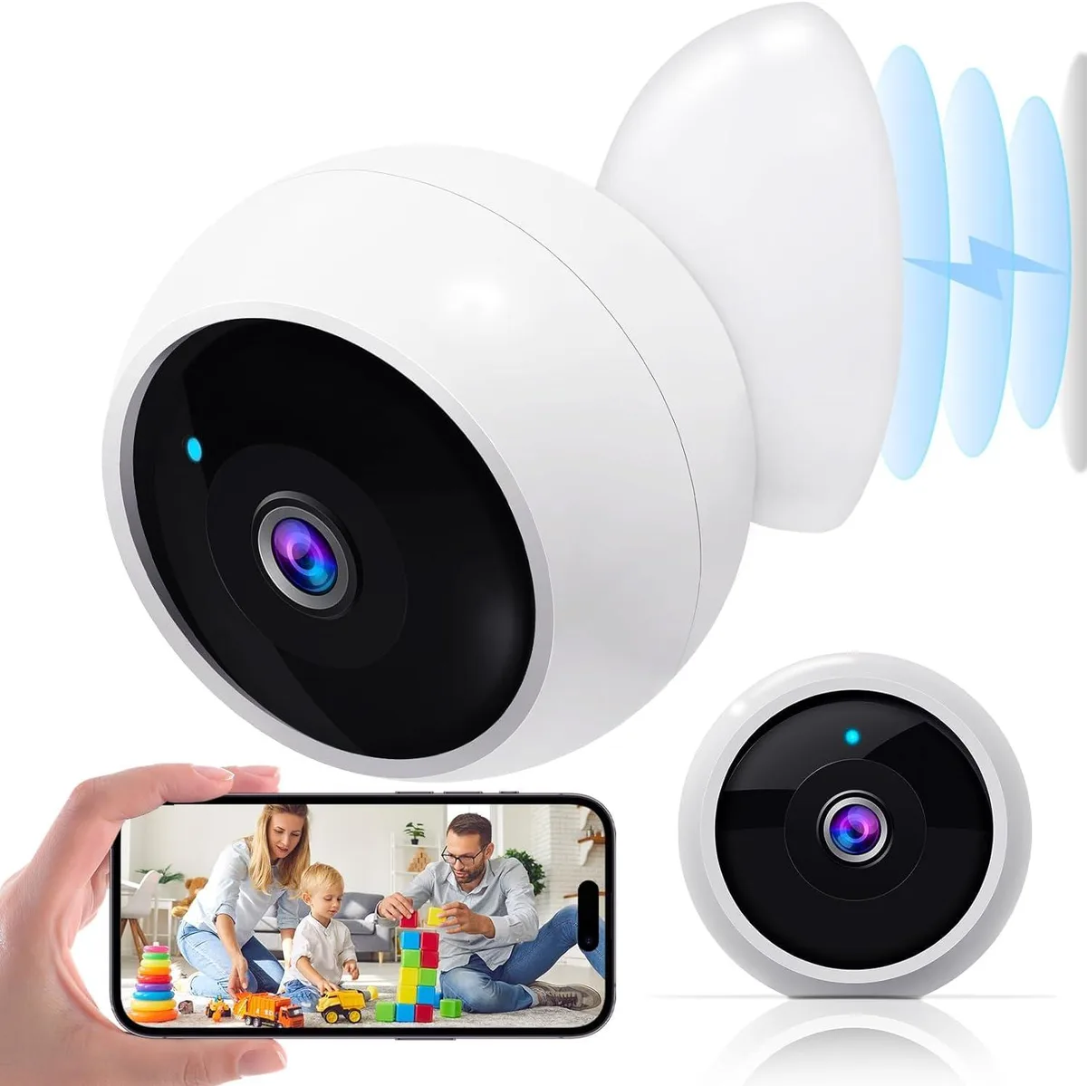 TAURKENAM TAURKENAM Wireless Surveillance 2K Magnetic Mount 2.4G — product photo